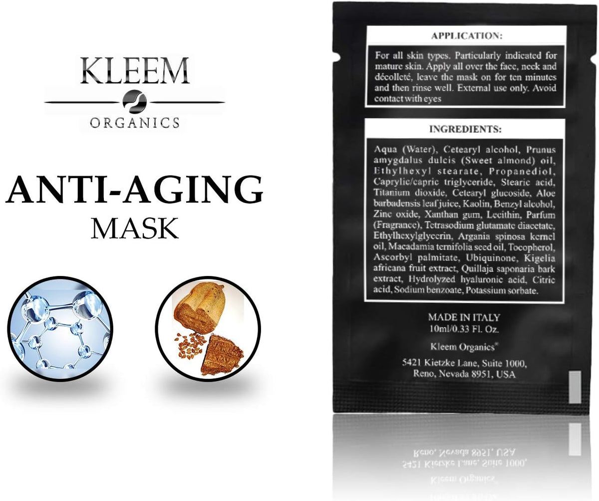 NOUVEAUX Masques Soin Visage : Masque Visage Anti-Age/Masque Visage Hydratant/Masque Detox Pour Le Visage. Kits De 3 Masques Visage